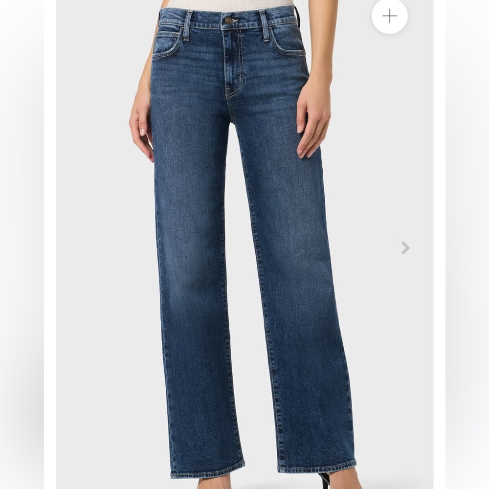Hudson Rosalie High-Rise Wide Leg Women's Jeans in Azure - Picture 1 of 7
